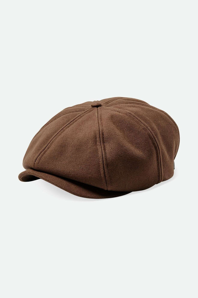 Brixton Unisex Brood Sherpa Newsboy Cap - Pinecone Brown | Main