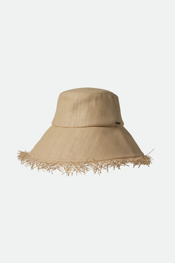 Brixton Women's Alice Packable Bucket Hat - Natural/Natural | Profile
