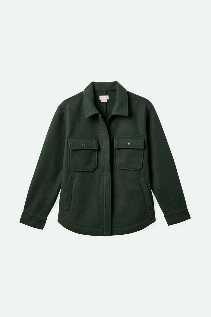 Women'sDurham Shirt Jacket - Deep Forest| Main