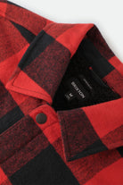 Men's Durham Lined Jacket in the color Red/Black Buffalo Plaid - Additional Laydown image