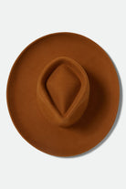 Women's Monet Fedora in the color Washed Copper - Additional Laydown image