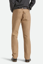 Men's Builders 5 Pocket Stretch Pant in the color Khaki - Additional Fit image