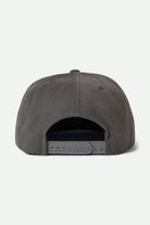 Brixton Men's Oath III Snapback - Charcoal/Charcoal | Back