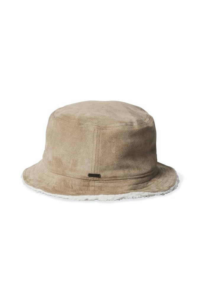 Brixton Reserve Vegan Shearling Bucket Hat - Sand