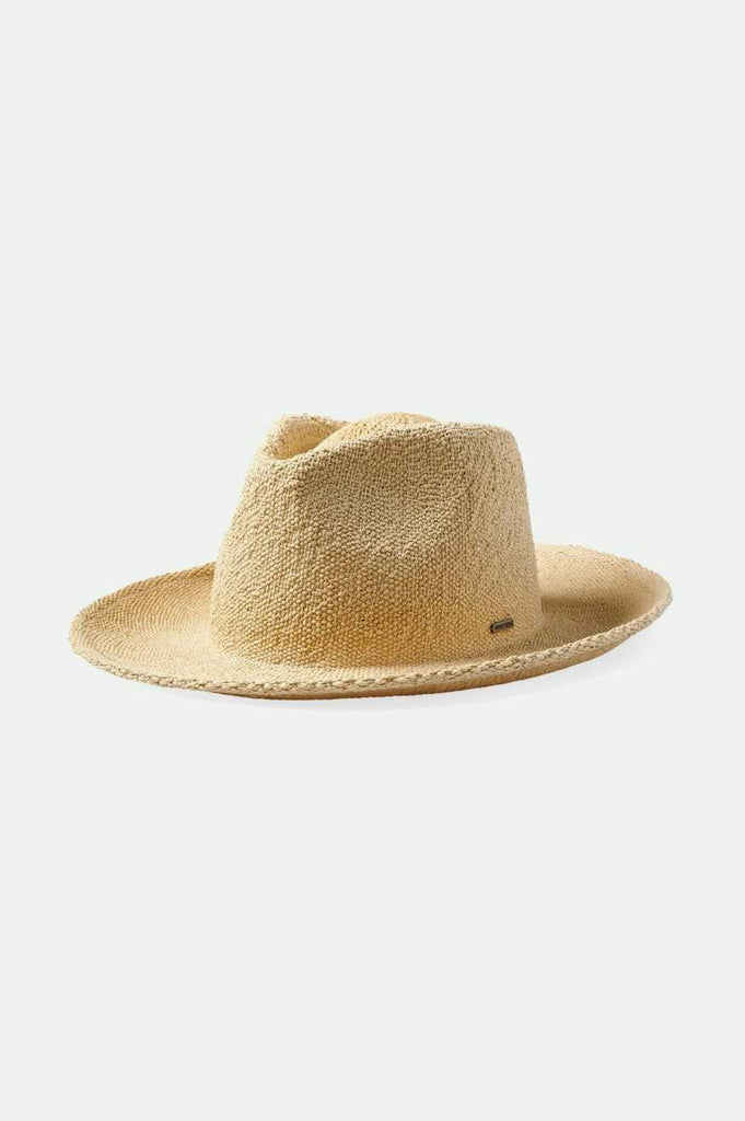 Brixton Unisex Dayton Basic Convertabrim Straw Rancher Hat - Natural | Profile