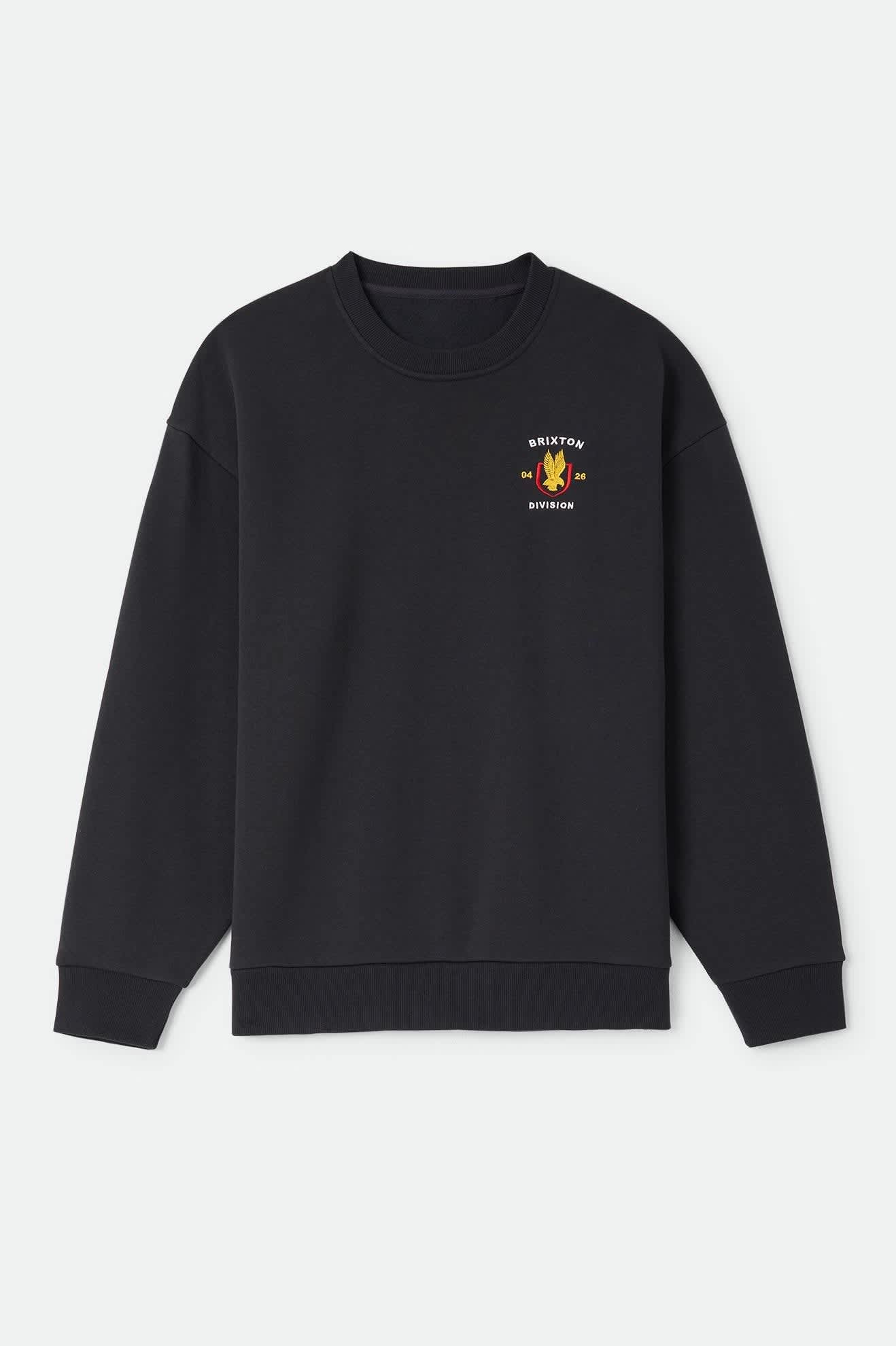Men's Covall Crew in the color Black - Front Product View