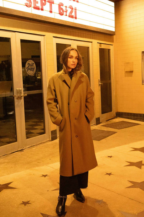 Women's Lifestyle 2 | Lennox Stretch Felted Coat - Khaki