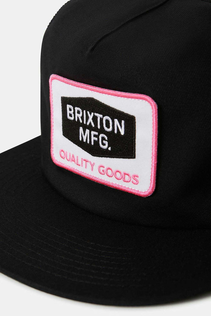 Brixton Unisex Neon Fallbrook HP Snapback - Black/Pink/Black | Extra Shot