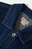 Women's Durham Shirt Jacket in the color Rinse Denim - Additional Laydown image