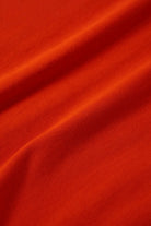 Men's Embroidered Heavyweight S/S Pocket T-Shirt in the color Trail Orange - Additional Laydown image