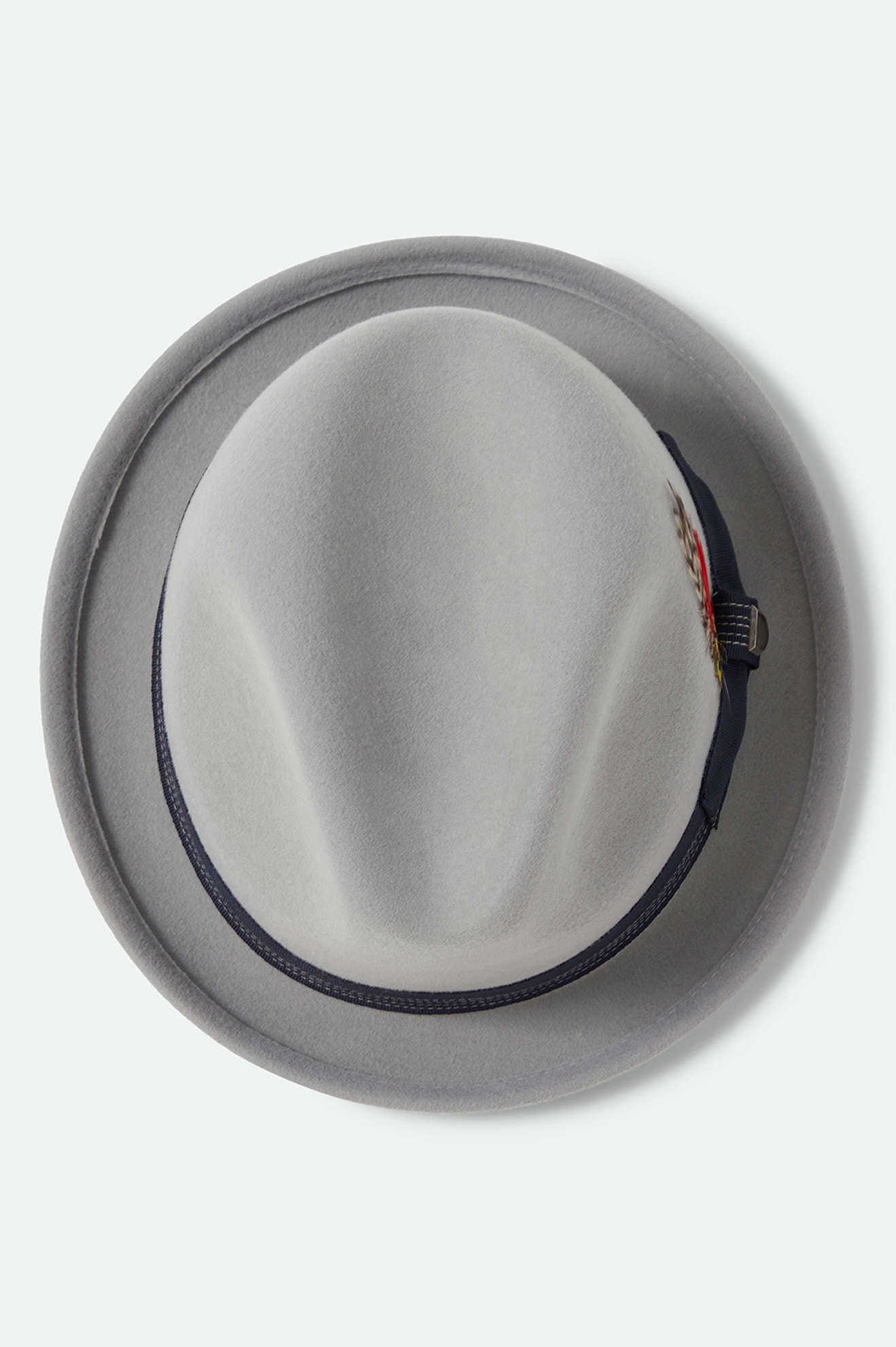 Unisex Gain Fedora in the color Light Grey/Midnight - Additional Laydown image
