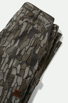 Men's Builders Carpenter Stretch Pant in the color Bark Camo - Additional Laydown image