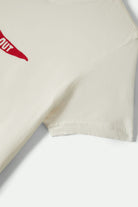 Women's Chill Out Fitted Crew T-Shirt in the color Off White - Additional Laydown image