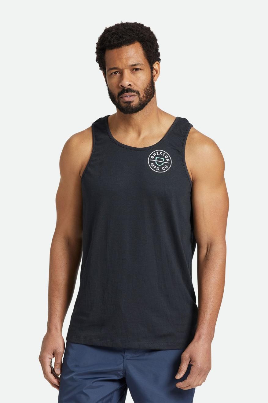 Gymshark Arrival Sleeveless T-Shirt Tank Top in Black Men's Size