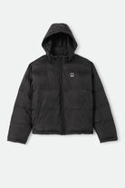 Men's Journey Puffer Jacket in the color Black - Front Product View