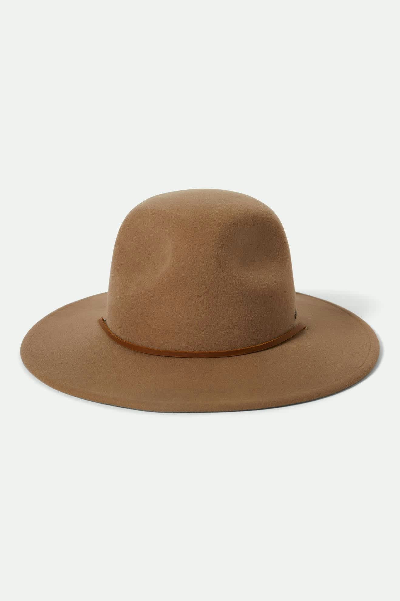 Unisex Cedar Packable WTHR GUARD™ Fedora in the color Khaki - Additional Laydown image