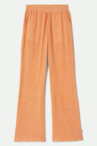 Women's Maude Mesh Lounge Pant in the color Tangerine - Front Product View