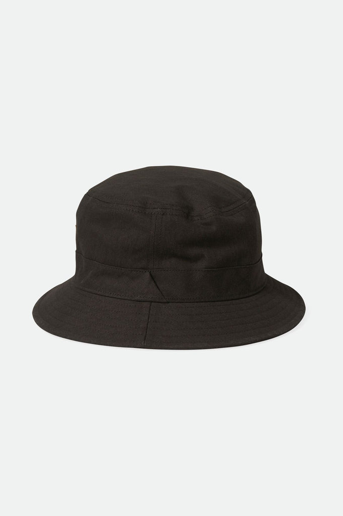 Brixton Unisex Woodburn Packable Bucket Hat - Black Sol Wash | Extra Shot