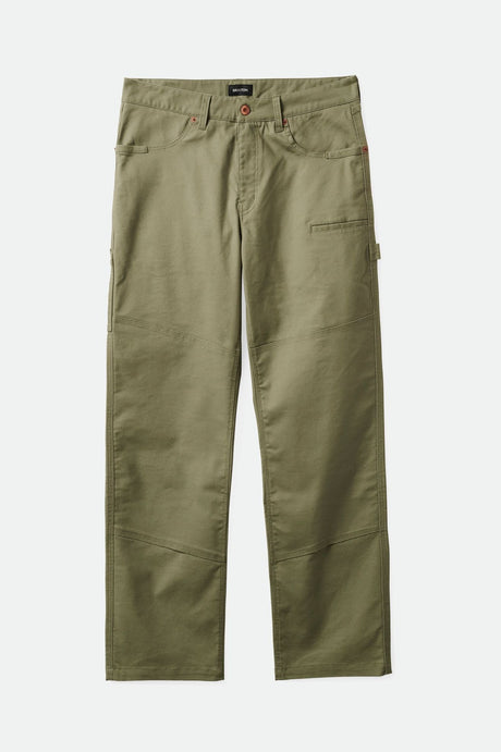 Brixton Men's Builders Carpenter Stretch Pant - Olive Surplus | Profile