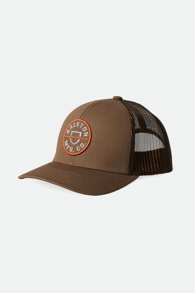 Brixton Crest Netplus MP Trucker Hat - Desert Palm/Desert Palm