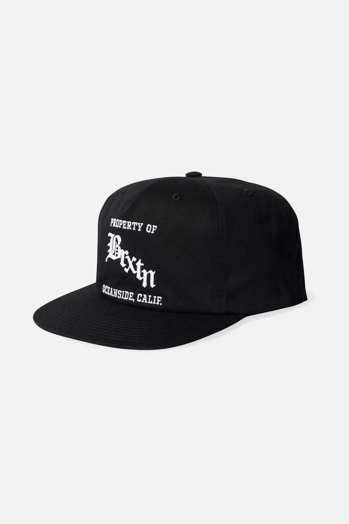 Brixton Unisex Home Team Snapback - Black | Main