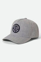 Unisex Crest NetPlus Snapback in the color Light Heather Grey/Light Heather Grey - Front Product View