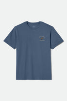 Men's Danforth S/S Standard T-Shirt in the color Harbor Blue - Front Product View