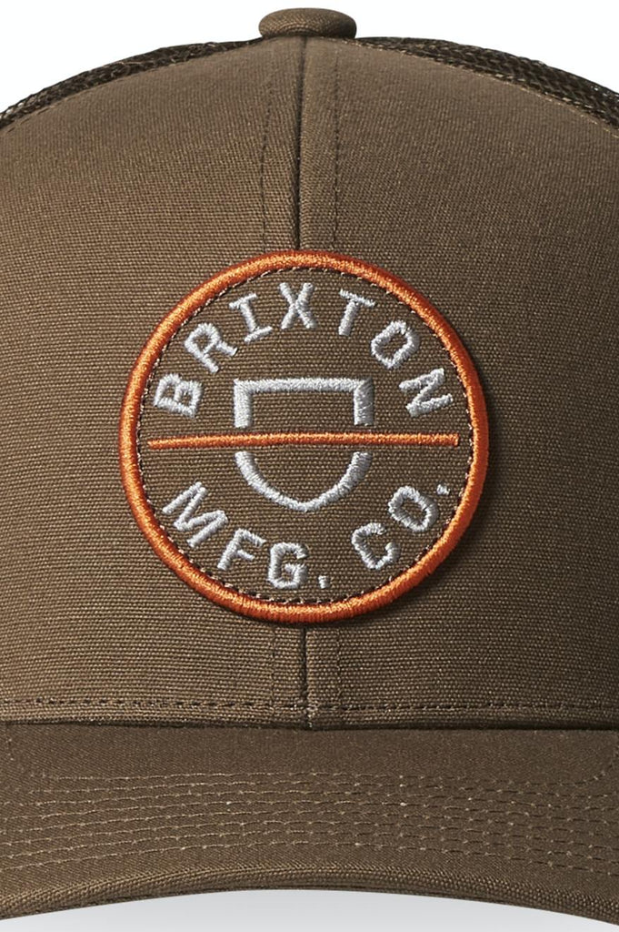 Brixton Crest Netplus MP Trucker Hat - Desert Palm/Desert Palm