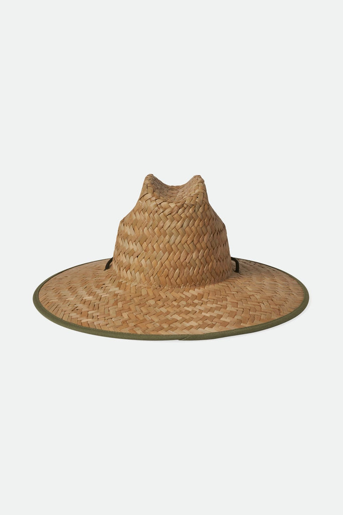 Brixton Unisex Crest Sun Hat - Tan/Olive Surplus | Back