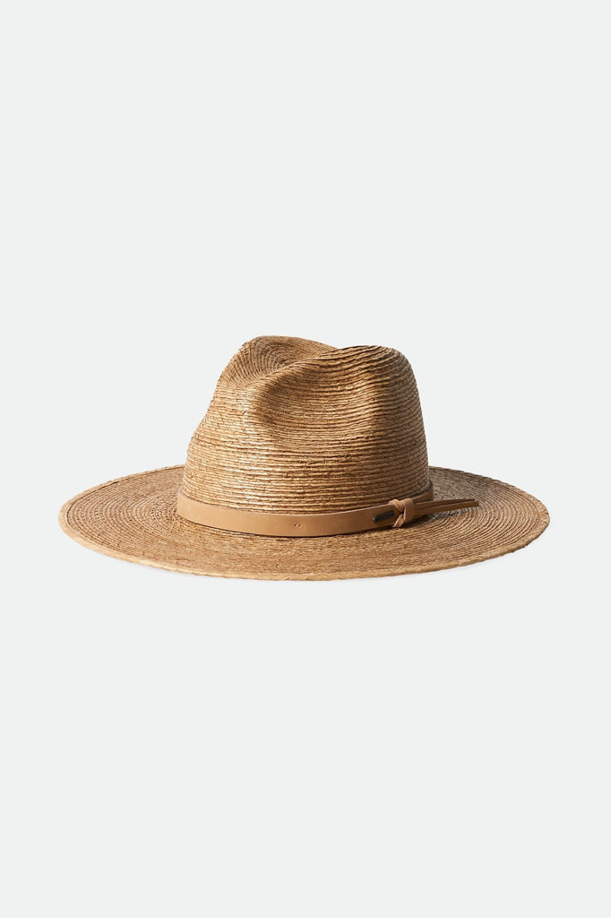 Brixton Unisex Field Proper Straw Hat - Tan/Tan | Profile