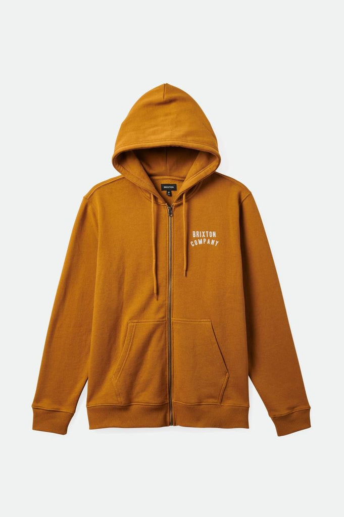 Brixton Woodburn Full Zip - Golden Brown