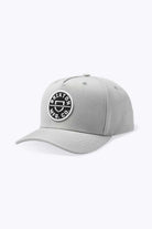 Brixton Men's Crest Netplus Snapback - Cinder Grey | Profile