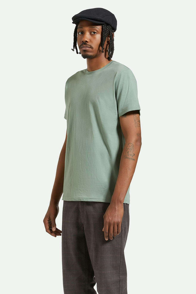 Men's Front Fit | Premium Cotton S/S Tailored T-Shirt - Laurel Wreath