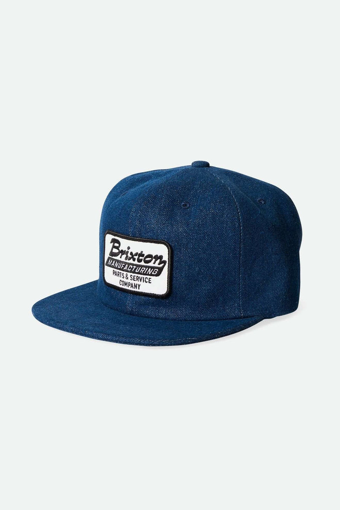 Brixton Unisex Township Netplus Snapback - Denim Rinse | Main