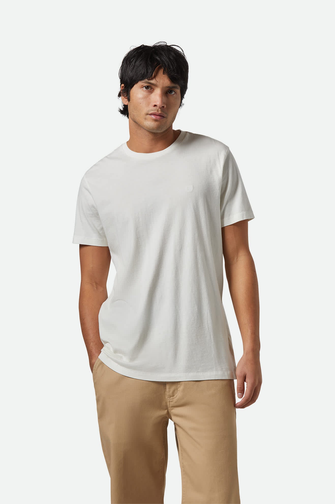 Men's Vintage Reserve S/S T-Shirt in the color Off White Sol Wash - Men's Front View