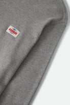 Men's Trademark Waffle Knit Top in the color Heather Grey - Additional Laydown image