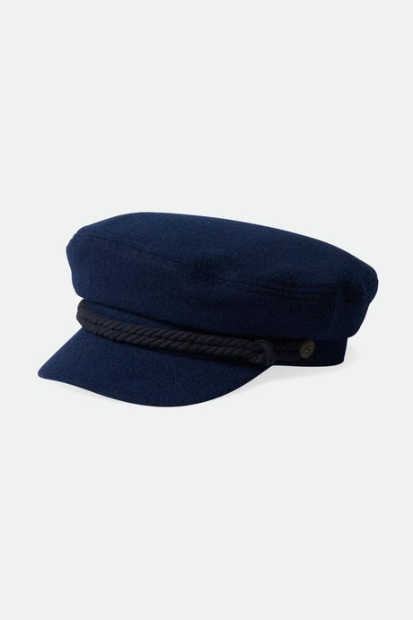 Fiddler Fisherman Cap - Washed Navy/Black