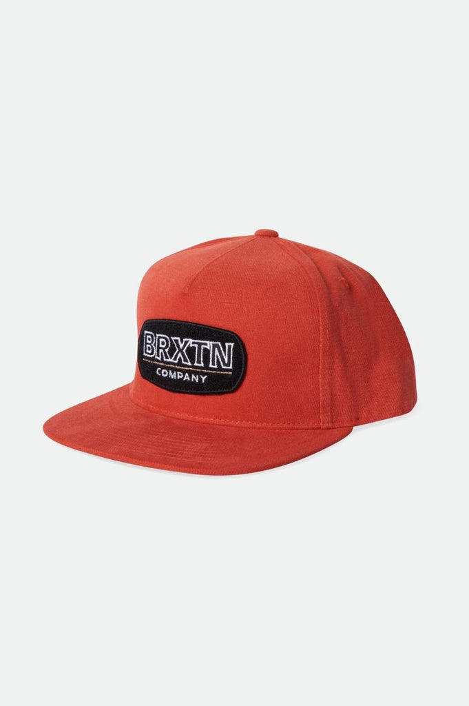 Brixton Canyon MP Snapback - Burnt Red