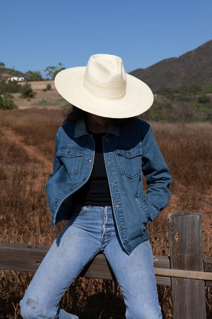 Brixton Primrose Straw Fedora - Natural