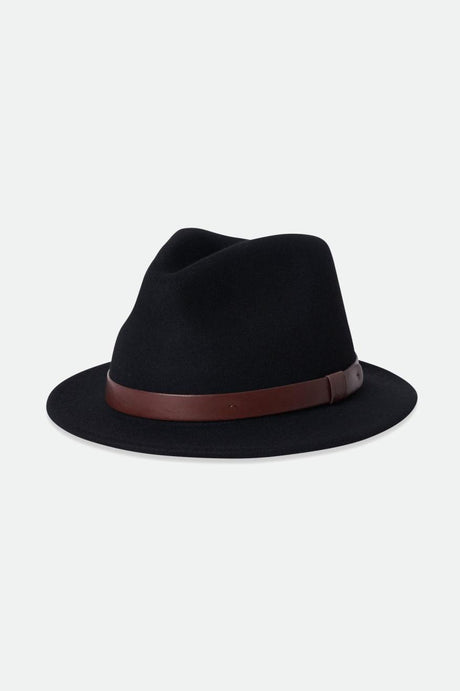 Brixton Baby Baby Messer Fedora - Black | Main