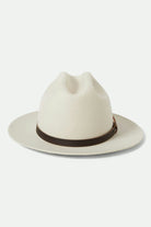 Unisex Hitch Ranch Fedora in the color Off White - Additional Laydown image