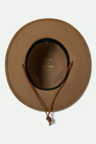 Unisex Cedar Packable WTHR GUARD™ Fedora in the color Khaki - Additional Laydown image