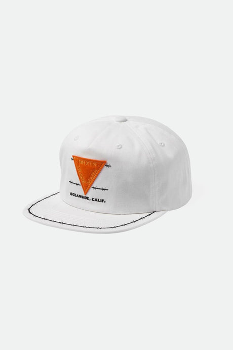 Barbed Wire MP Snapback - White