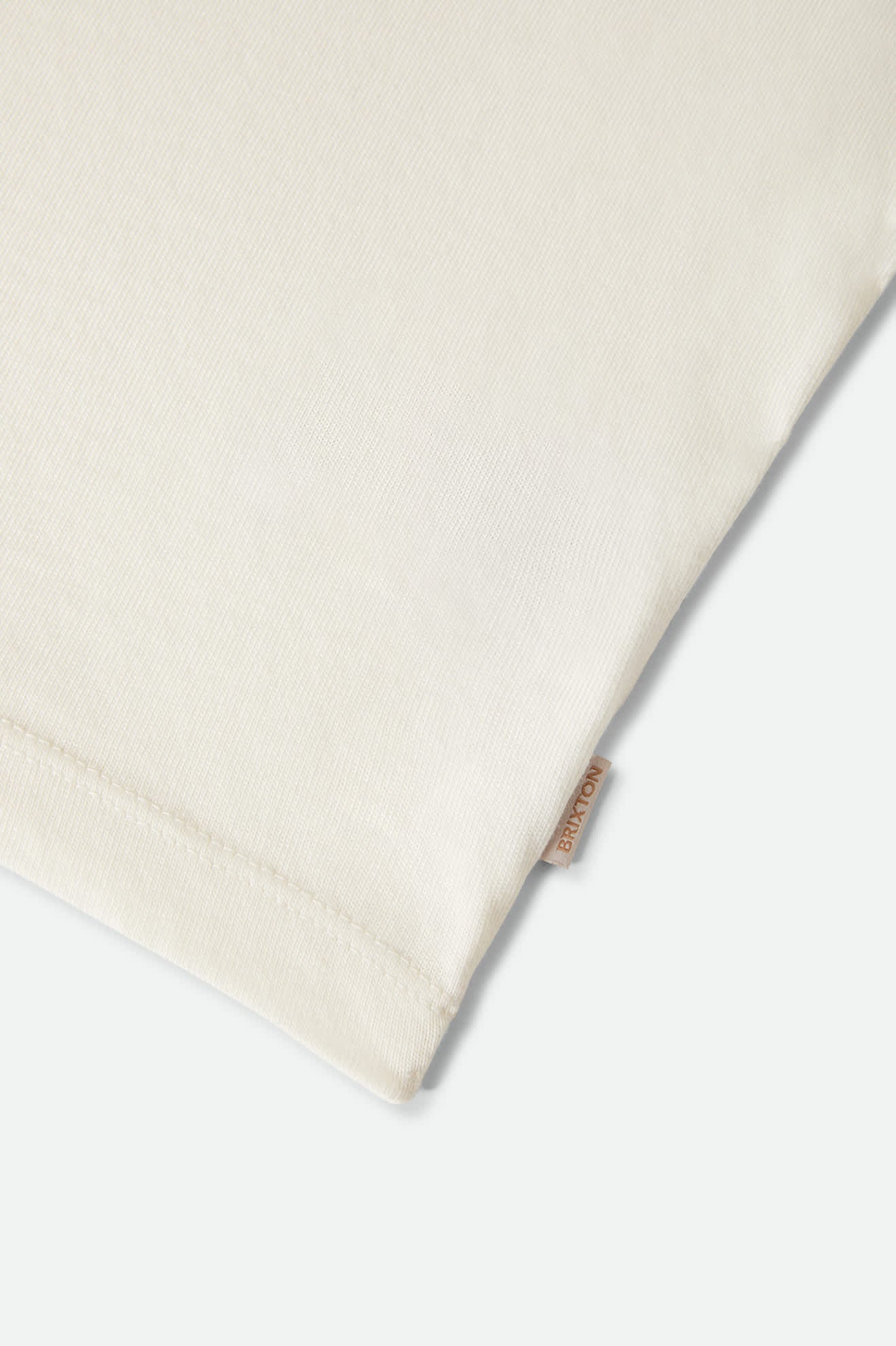 Women's Carefree Organic Garment Dye Cropped Tank in the color Off White - Additional Laydown image