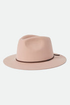 Unisex Wesley Fedora in the color Silver Pink/Pinecone - Front Product View