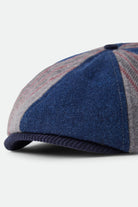 Unisex Altered Threads Brood Baggy Snap Cap in the color Medium Wash Denim - Additional Laydown image