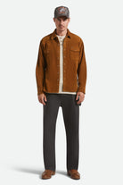 Men's New West Relaxed Overshirt in the color Washed Copper Corduroy - Additional Fit image