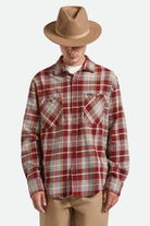 Unisex Messer Packable Fedora in the color Khaki/Khaki - Men's Front View