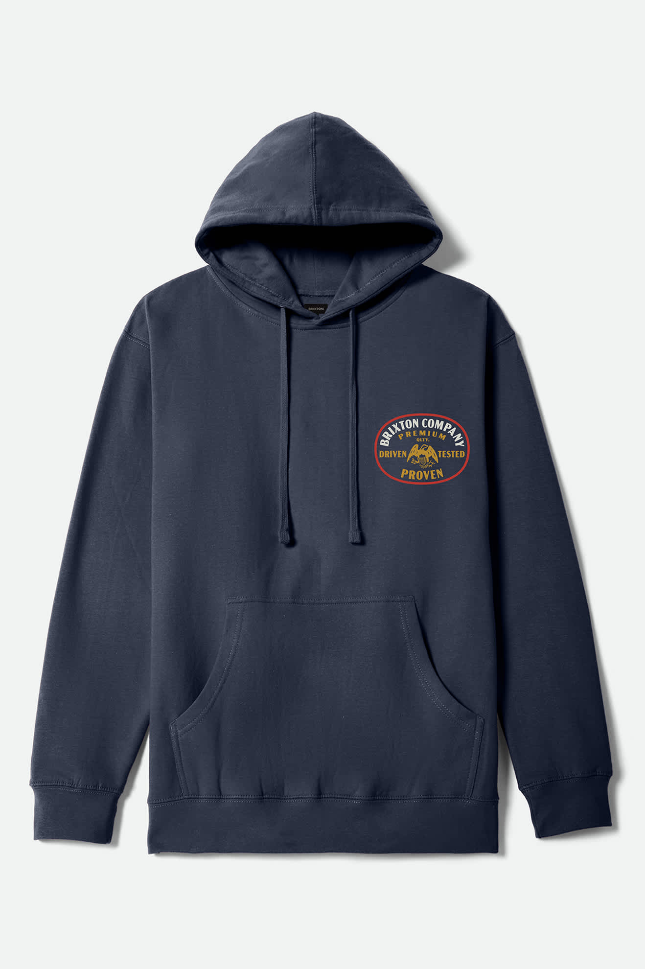 Men's Windmar Hoodie in the color Washed Navy - Front Product View