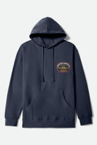 Men's Windmar Hoodie in the color Washed Navy - Front Product View